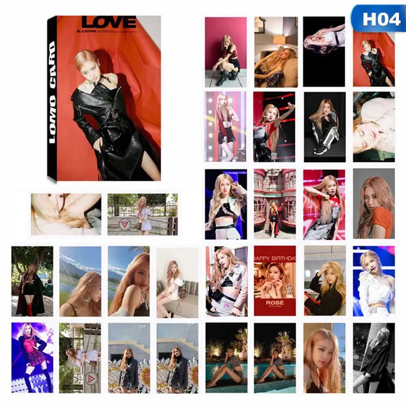 30 шт./компл. K-POP BLACKPINK альбом убить любовь самодельные Бумага ЛОМО карта фото карты HD Фотокарта - Цвет: 04