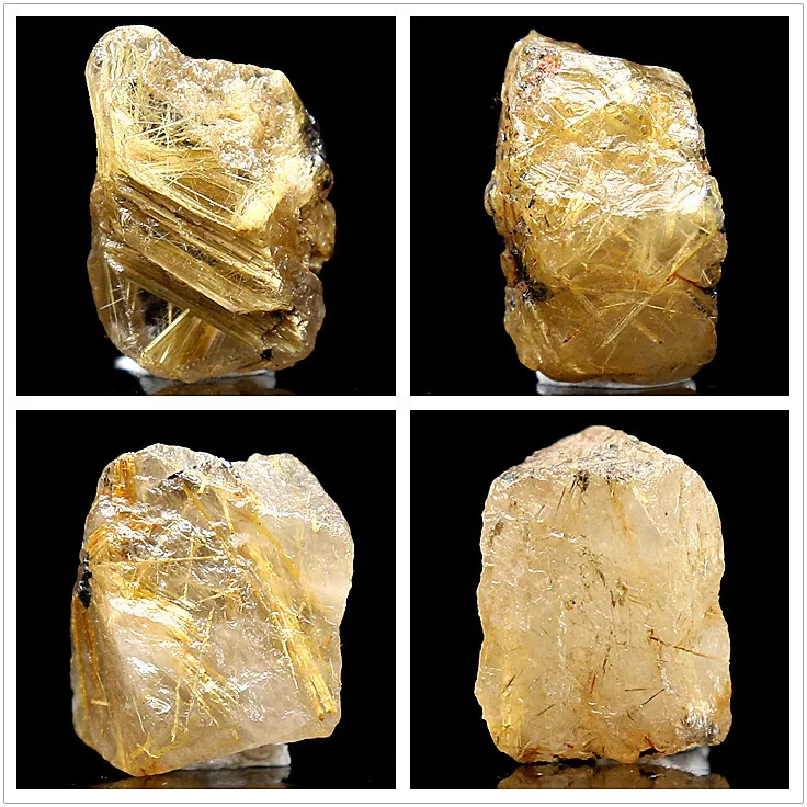 

2~3cm blonde crystal stone titanium gold diy jewelry pendant original stone mineral crystal teaching specimen