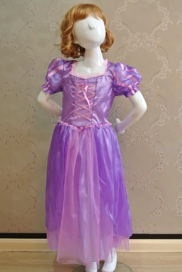 E-babe/, новинка года, фильм Золушка Принцесса, фиолетовое платье для девочек детское праздничное фатиновое платье, vestidos, Детский карнавальный костюм - Цвет: Лаванда