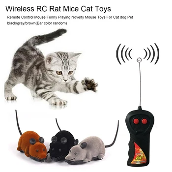 

3 Colors Wireless RC Rat Mice Cat Toys Remote Control Mouse Funny Playing Novelty Mouse Toys For Cat dog Pet toys