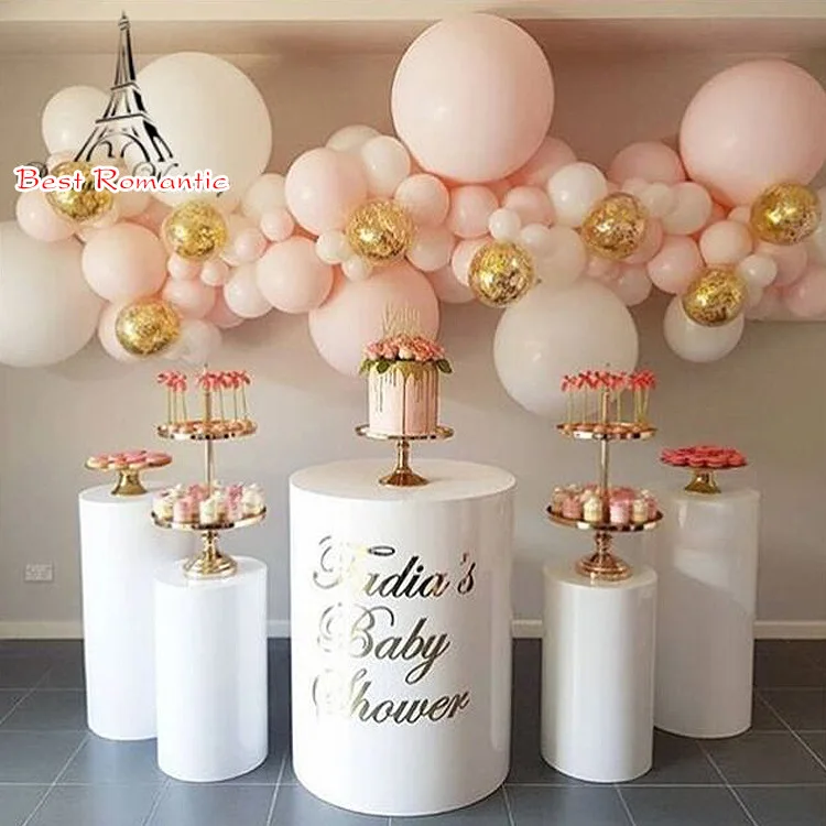 

5PCS/set Cake Pillar wedding pedestal columns for mariage party event wedding dresses shop decoration