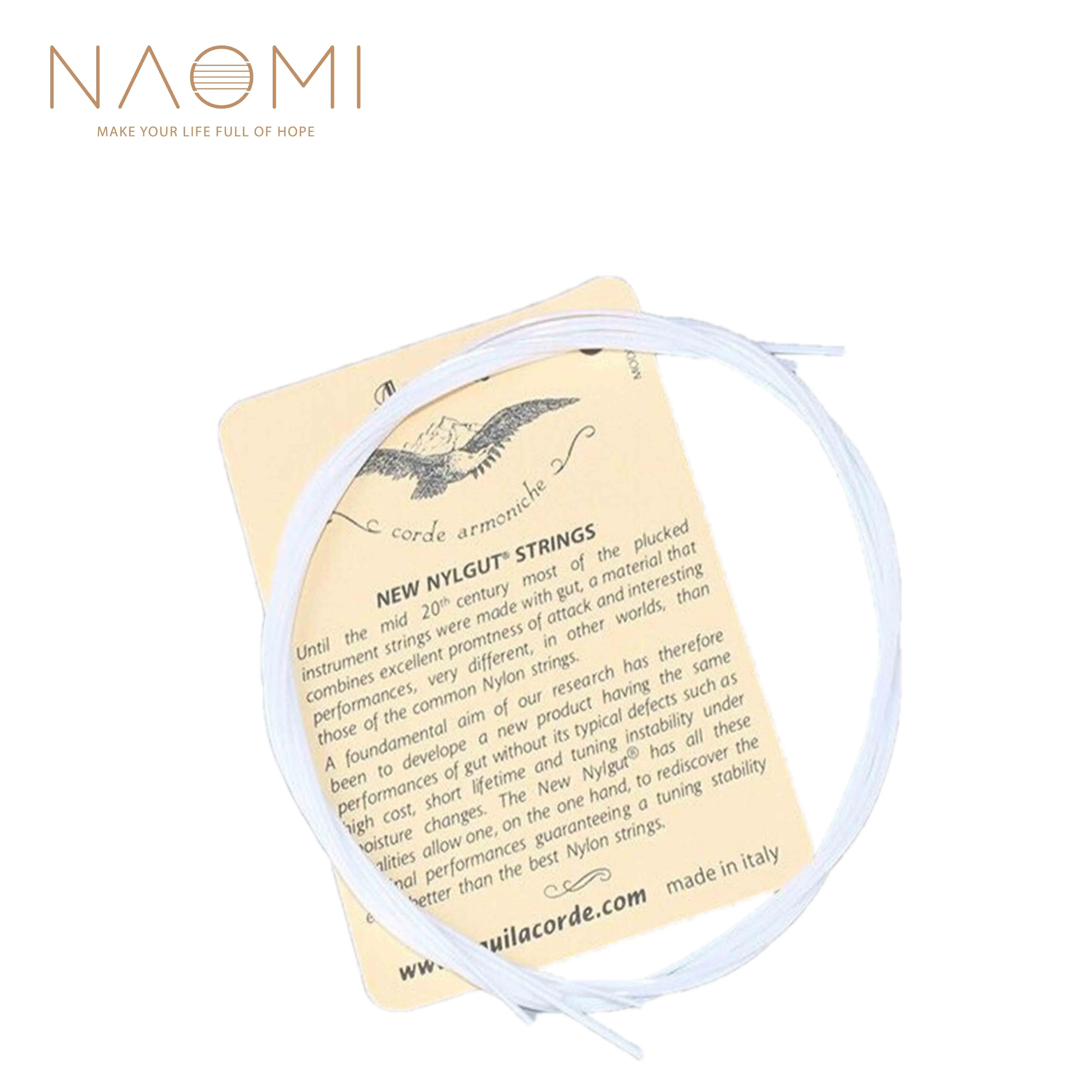 

NAOMI Guitar String Pack Aquila 4 Ukulele Strings Nylon White Replacement For Soprano 21" Ukulele New