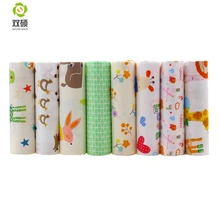 Хлопок саржа Ткань Лоскутная цветочные ткани ручной работы DIY лоскутное Вышивание ребенка и детей Простыни платье мА 40*50 см 8 шт./лот