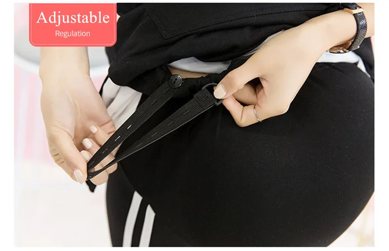 Maternidade para as Mulheres Calças da Gravidez Calças dos Esportes para Mulheres do Verão Tamanho Grande Leggings Grávidas Ajustáveis Tarja Legging 6 High Quality Mamãe e Bebê