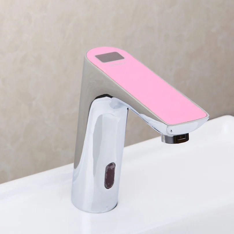 

Best Sensor Torneira Digital Display Bathroom Automatic Hands Touch Sensor Basin Chrome 89014 Sink Tap Mixer Faucet