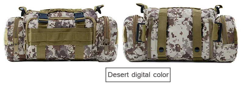 Mancater камера хранения Спорт на открытом воздухе поясная сумка Регулируемый ремень портативный камуфляж несколько карманов легкий - Цвет: Desert Digital Camo