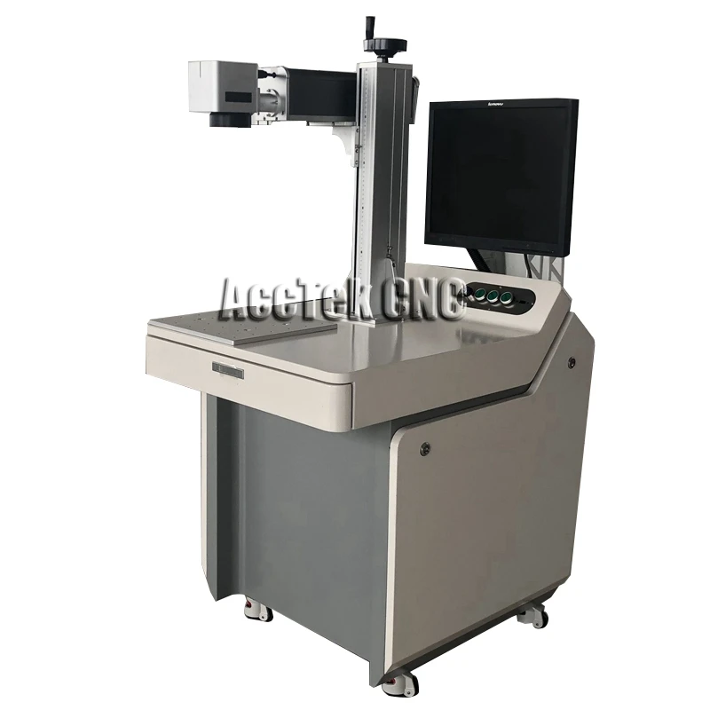 

IPG or RAYCUS fiber laser 20W laser marking machine fiber laser marking machine 20W with rotary 110x110mm working table size