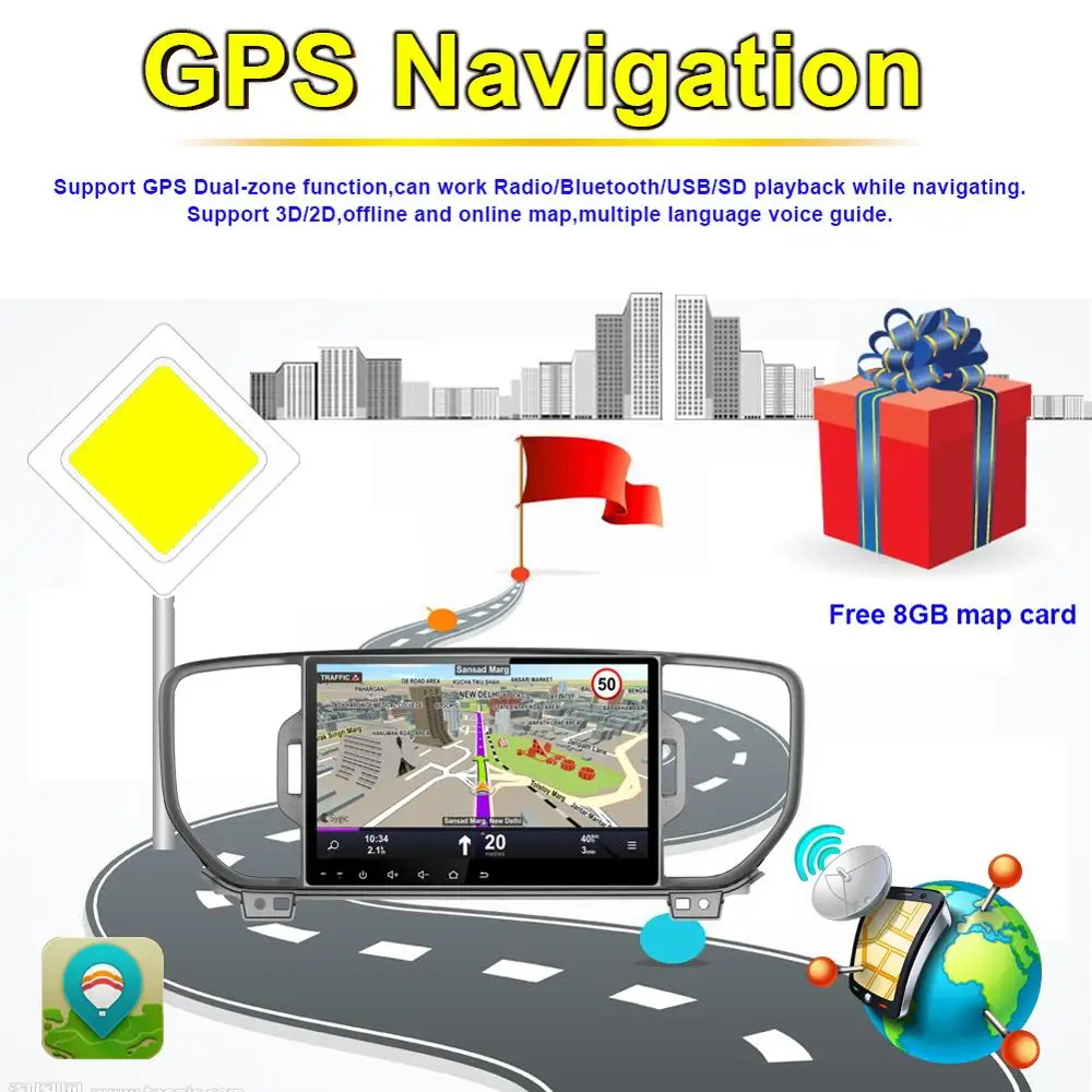 Best 9 Inch Android 8.0 IPS Screen Car Radio Stereo GPS Navigation Head Unit For Kia Sportage 2016 Up Car Video Multimedia Player 4 Best 9 Inch Android 8.0 IPS Screen Car Radio Stereo GPS Navigation Head Unit For Kia Sportage 2016 Up Car Video Multimedia Player 4