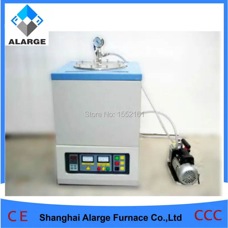 CE Approved 1700C Vacuum Crucible Muffle Furnace Heated by MoSi2 heating elements