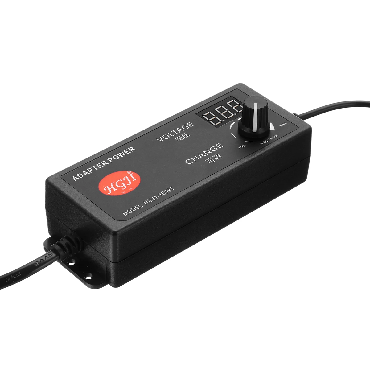 Excellway 4-24V 2.5A 60W AC/DC Регулируемый адаптер питания с европейской вилкой контроль скорости вольт дисплей