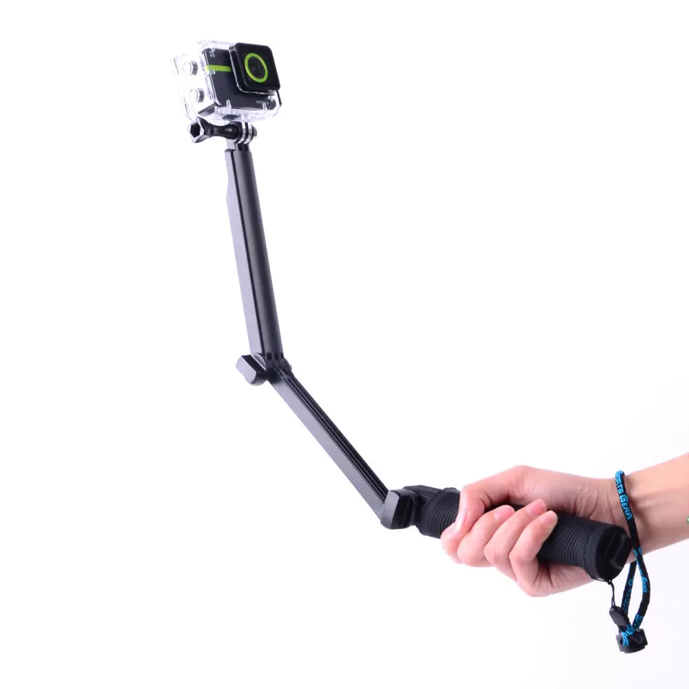 GoPro 3 way Selfie Handheld Stick Monopod складной держатель hero 4 + 3|Аксессуары для фотостудии| |