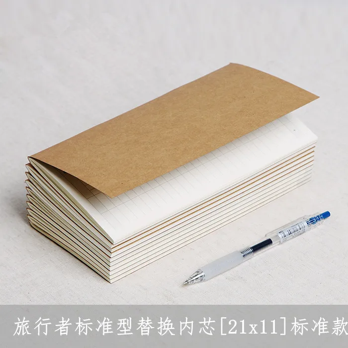 

4.3"x8.3" Midori Traveler's Notebook Refill 110mmx210mm Blank Dot Grid Paper Graph-paper Ruled 32 sheets Standard Style