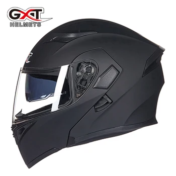 

2018 new Motorcycle helmet Dual shield system motorbike helmet GXT 902A helmet road bike touring bike helmet DOT ECE Approved
