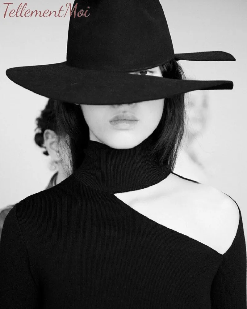 Black Knit Bottoming Shirt Turtleneck Long Sleeve Hollow Sweater Women Slim Knitted Pullovers Tee Thin 2019 Women Spring Tops Black Knit Bottoming Shirt Turtleneck Long Sleeve Hollow Sweater Women Slim Knitted Pullovers Tee Thin 2019 Women Spring Tops