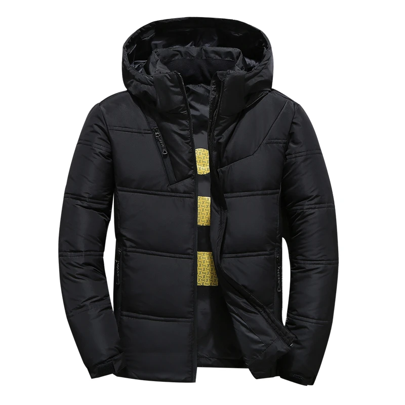 

High Quality White Duck Down Jacket Men Coat Winter Snow Parkas Male Warm Brand Men Clothing Winter Down Jacket Outerwear Hooded
