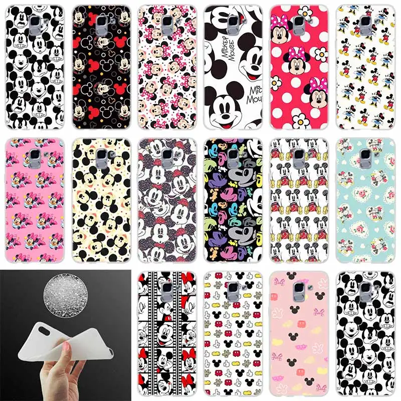 

Soft silicone Phone Cover Mickey wallpaper FOR Samsung Galaxy J6 J4 J8 J7 2018 Plus J3 J5 J7 Prime Pro 2017 2016 case