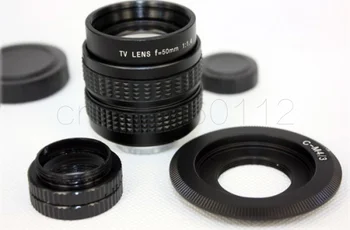 

50mm F1.4 CCTV TV Movie lens+C Mount+Macro ring for Panasonic Micro 4/3 m4/3 GF2 GF3 GF5 GF6 GX1 GX7 G7 G5 GH4 GH2 GH3