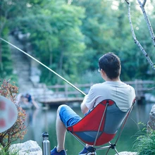 Portable Beach Hiking Picnic Seat Fishing Tools Chair Travel Ultralight Folding Chair Superhard High Load Outdoor Camping Chair