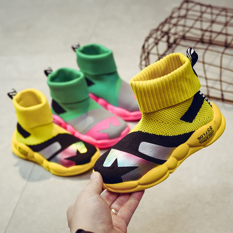Ботинки для мальчиков и девочек г. Летние новые модные детские ботинки сетчатая дышащая детская обувь повседневная детская обувь с мягкой нескользящей подошвой