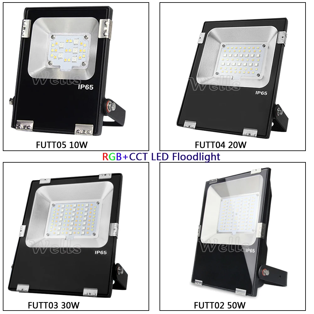 Mi светильник FUTT02 10 Вт/20 Вт/30 Вт/50 Вт Светодиодный прожектор светильник IP65 Водонепроницаемый AC86-265V RGB+ CCT открытый светильник ing для сада
