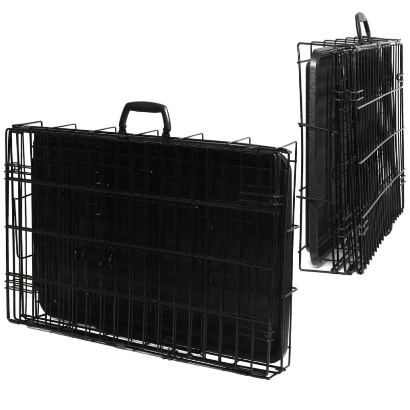 24-Pet-Kennel-Cat-Dog-Folding-Steel-Crate-Animal-Playpen-Wire-Metal_3_800x800