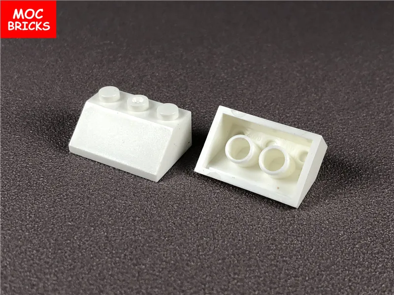 20pcs/lot MOC Bricks White Slope 45 2 x 3 fit with 3038 Educational Building Bloks Figure DIY Toys for children Dolls gifts | Игрушки и