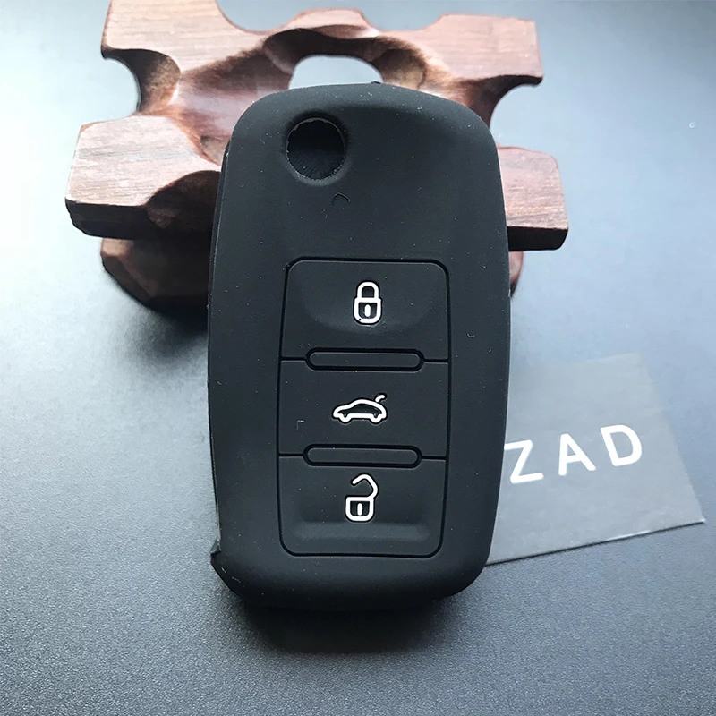 Набор силиконовых резиновых ключей ZAD чехол для автомобильных VW Polo Passat B5 Jetta Mk6 Tiguan