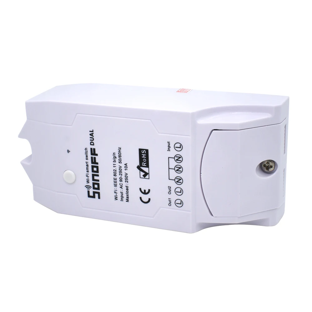  Itead SONOFF Dual Wireless WIFI Switch Relay Module 10A 220V DIY Timing wi-fi For Smart Home Automa - 32837173076