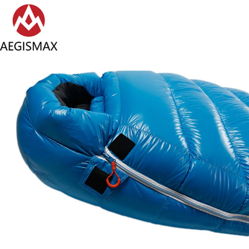Спальный мешок AEGISMAX 800FP G1 G2 белый гусиный пух ультралегкий Нейлоновый с