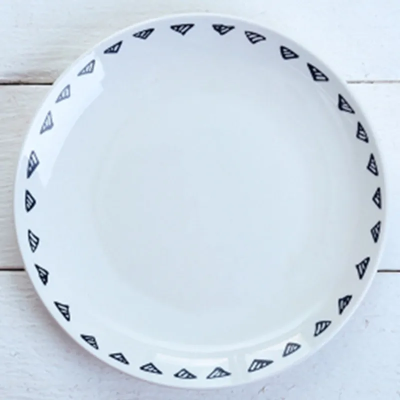 Minimalist Dinner Ceramic Plate Unique Dinnerware Set19_