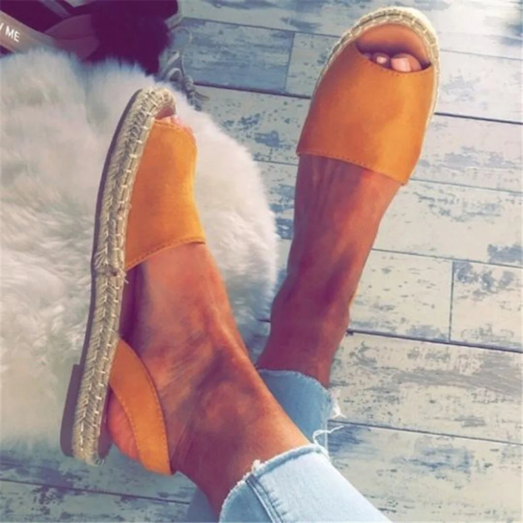 

Ladies Sandals 2019 New Summer Shoes Women Retro Flat Ankle Strap Roman Slippers Sandals Ladies Beach Shoes Zapatos De Mujer