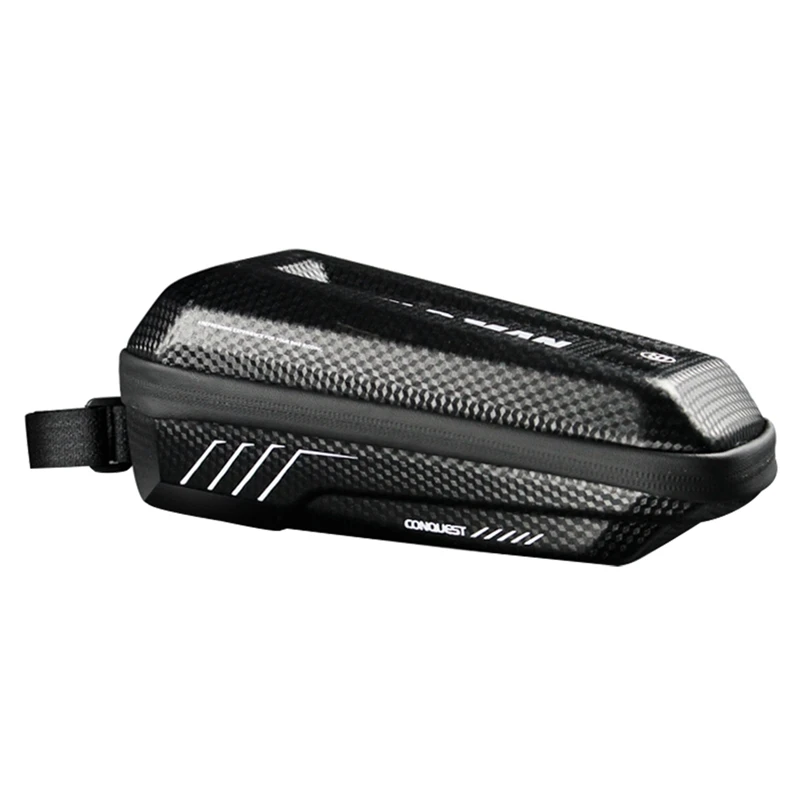 

Mountain Bike Front Tube Frame Bag Large Capacity Hard Shell Rainproof Storage Case Outdoor Cycling Bicycle Repairing Accessorie