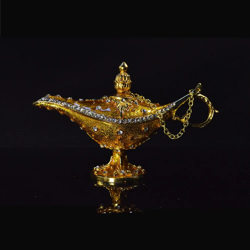 

QIFU Europe beautiful golden kettle shape retro for home decoration