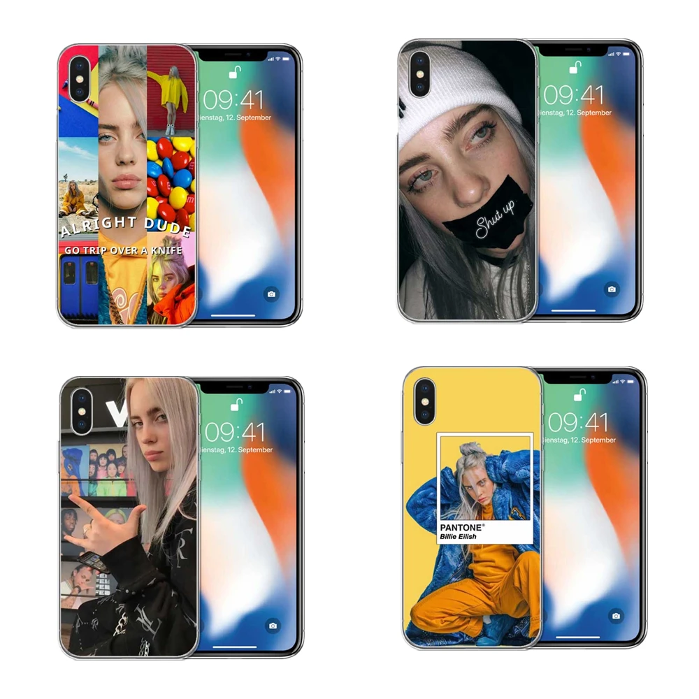 Billie Eilish Cases High quality clear Soft Silicone TPU Phone Case