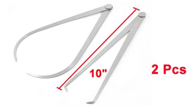 2 قطع الماكنه شركة الاحتكاك مشتركة الداخلي الخارجي الفرجار أداة 10 طويل Caliper Tool Internal Calipertool Tool Aliexpress