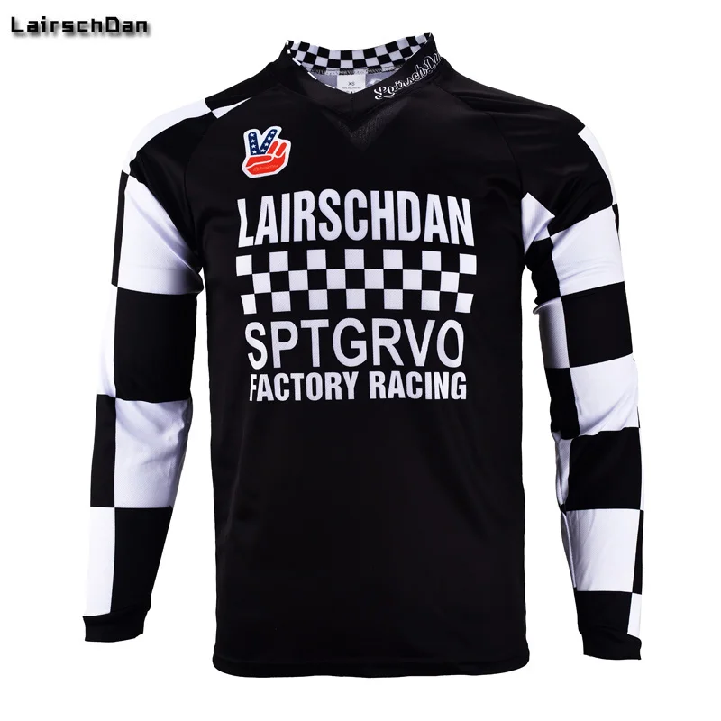 SPTGRVO LairschDan эндуро Трикотажные Для мужчин горные Camiseta DH для горного велосипеда майки Джерси для горного велосипеда Offroad Мотокросс MTB футболки Красный