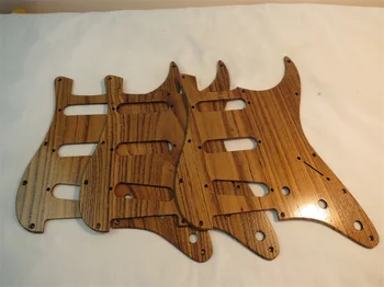 

3pcs Hand made GUITAR SSS Pickguar,MAKE OF Ailanthus wood