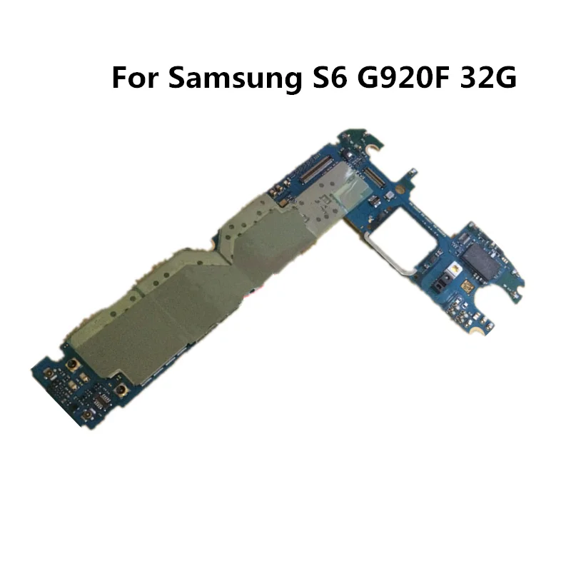 

For Samsung Galaxy S6 G920F Motherboard 32GB Original Unlocked Mainboad With Chips Logic Board Android OS installed