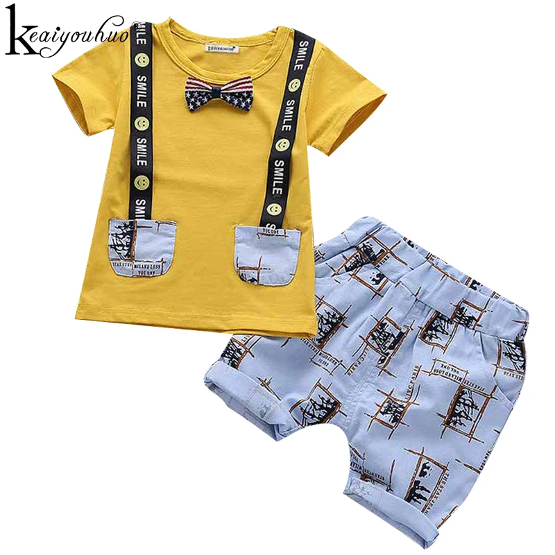 

New Toddler Boy Clothes Sets Kids Sport Suits Summer Girls Clothes Sets 2pcs Outfits Suit Children Clothing Sets 1 2 3 4 5 Years