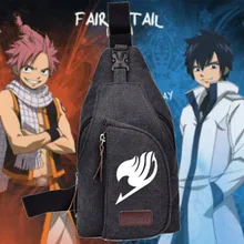 Аниме Феи Хвост сумка-мессенджер на ремне через плечо молния Талия парусиновый нагрудный мини рюкзак повседневные нагрудные сумки