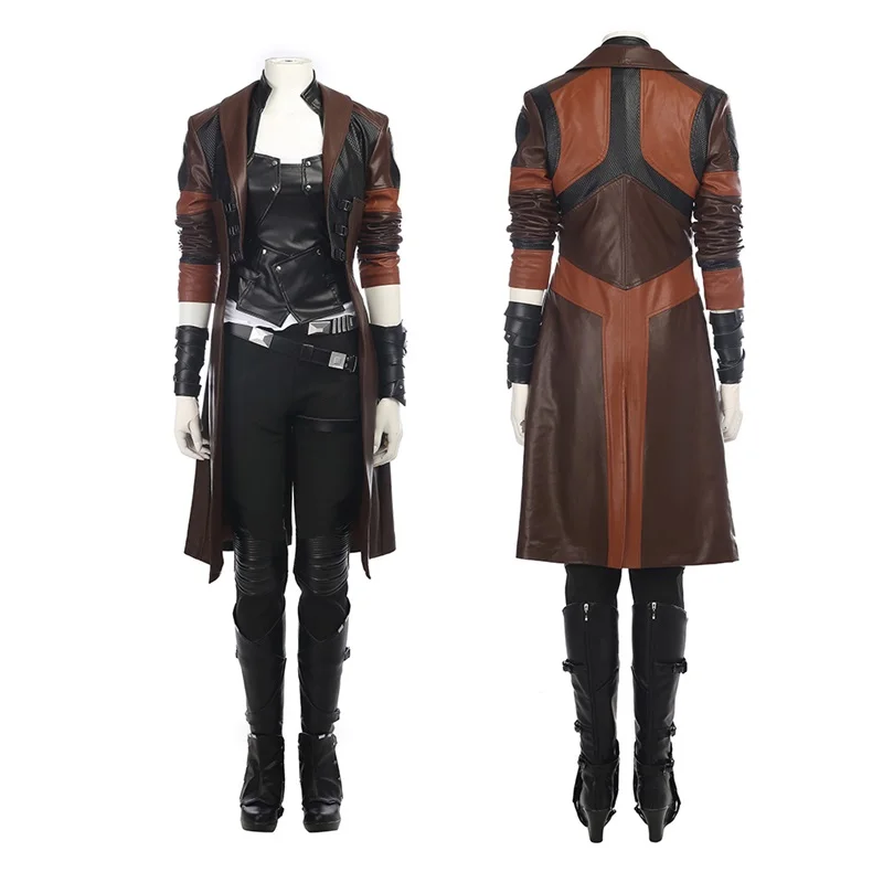 

Top Quality Guardians of the Galaxy 2 Gamora Cosplay Costume Gamora Costume For Adult Women Halloween (Size Can be Customized)
