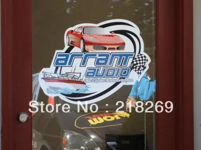 

window decal (die cut shapes as your request)