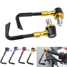2x Universal CNC Aluminio 7/8 “22mm Manillar de Freno Palancas de Embrague Proteger Guardia Guardamanos Motocicleta motocross Protector de 4 Colores