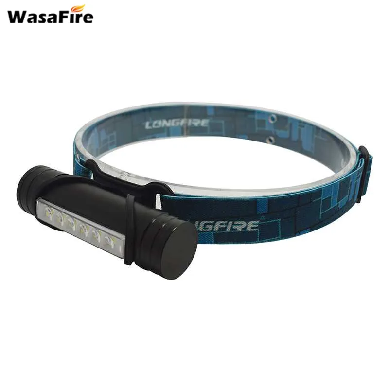 Best COB LED Headlamp Helmet 800 Lumens Multifunction USB Rechargeable Headlight 3 Mode Head Light COB Lamp Built in 2200mah Battery