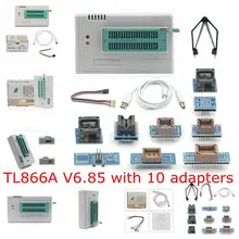 Fvdiful minipro TL866A V6.85/TL866II плюс V8.30 USB EEPROM универсальный программатор 10/21/24 шт IC Адаптеры для сим-карт