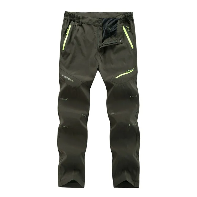 Весна Лето быстросохнущие крутые длинные штаны дышащие спортивные штаны для мужчин размера плюс уличные походные брюки для рыбалки RM098