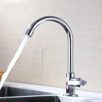 

1 PC Single Cold Water Tap Zinc Alloy Faucet Vegetable Basin Sink Faucet Vertical For Home Hotel Restaurant Kitchen Accessories