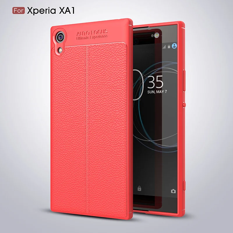 Litchi silicone case sony xperia xa1 (18)
