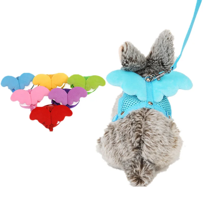 

Lovely Hamster Rabbit Harness And Leash Set Ferret Guinea Pig Rat Small Animal Pet Walk Harnesses Leades