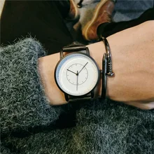 Easy Classic Black Brown England Fashion Leather-based Rose Gold Quartz Wristwatches Wrist Look ahead to Ladies Males Younger